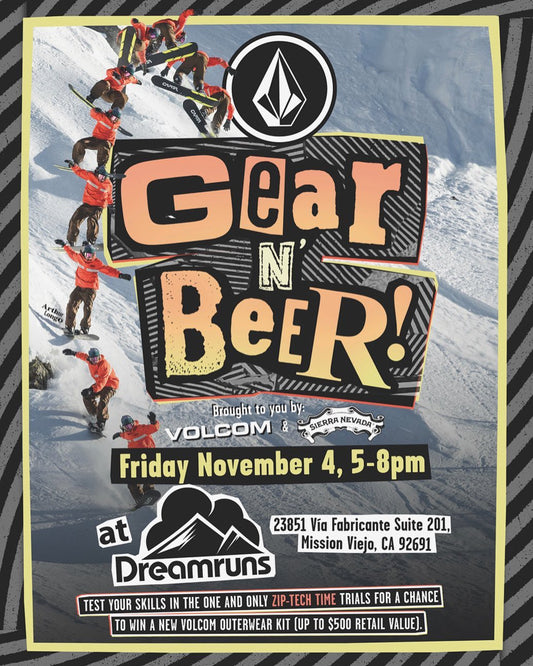 Volcom Gear & Beer November 4th!