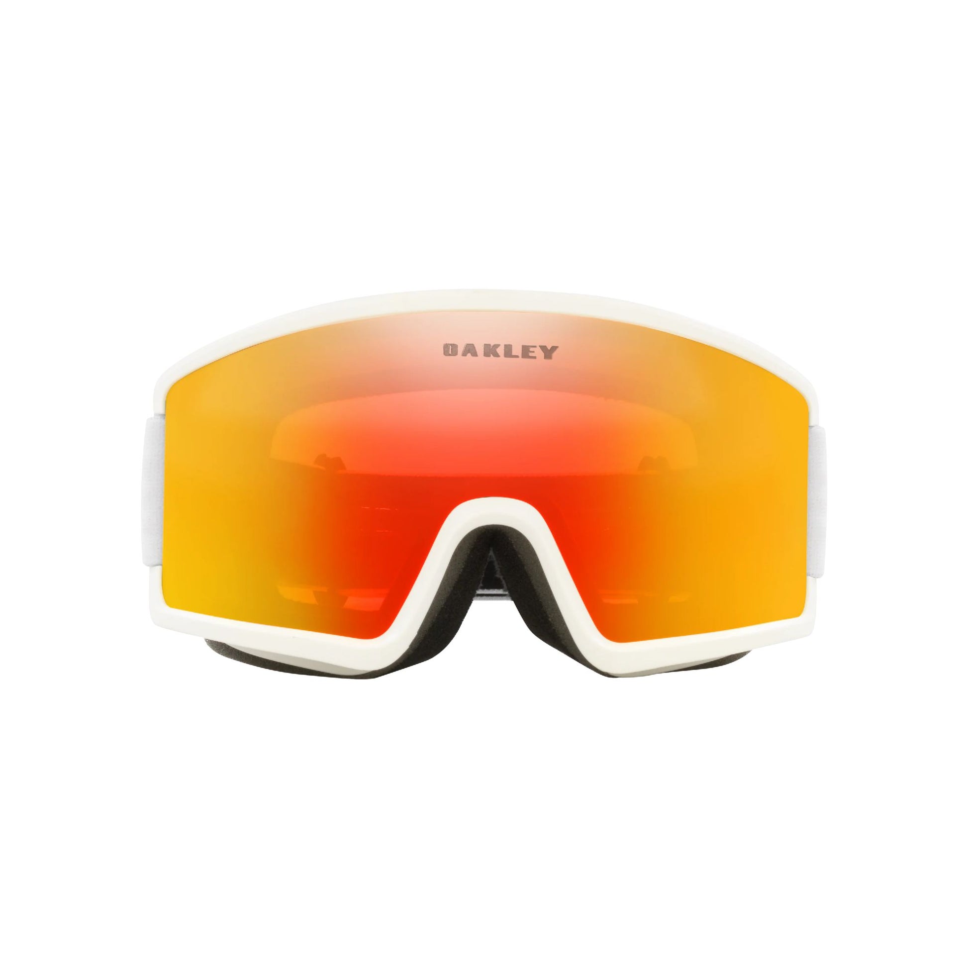 Oakley Target Line L Snow Goggles Matte White Fire Iridium Snow Goggles