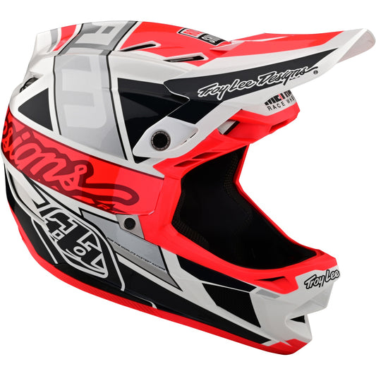 Troy Lee Designs D4 Composite MIPS Helmet Sram White Glored M Bike Helmets