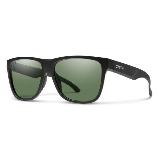 Smith Lowdown XL 2 Sunglasses Matte Black ChromaPop Polarized Gray Green Sunglasses