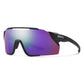 Smith Attack MAG MTB Sunglasses Matte Black ChromaPop Violet Mirror Sunglasses
