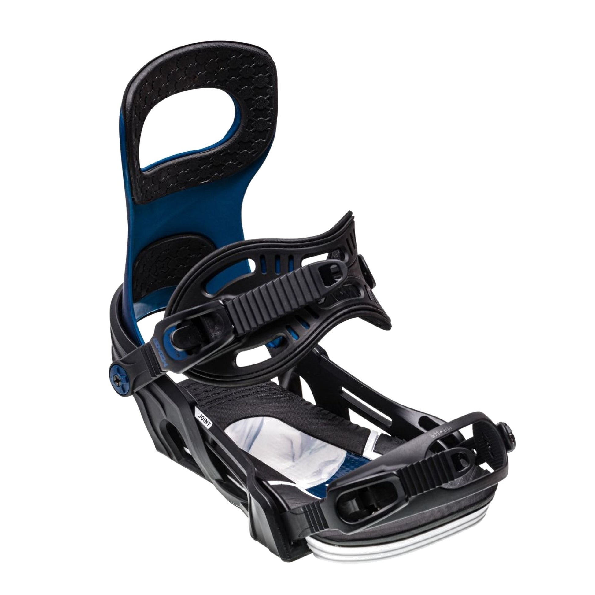 Bent Metal Joint Snowboard Bindings Blue Black Snowboard Bindings