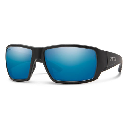 Smith Operators Choice Elite Sunglasses Matte Black / ChromaPop+ Elite Polarized Blue Mirror Sunglasses
