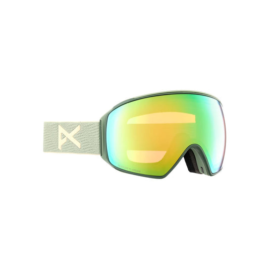 Anon M4 Toric Goggles + Bonus Lens + MFI Face Mask - Openbox Hedge Perceive Variable Green Snow Goggles