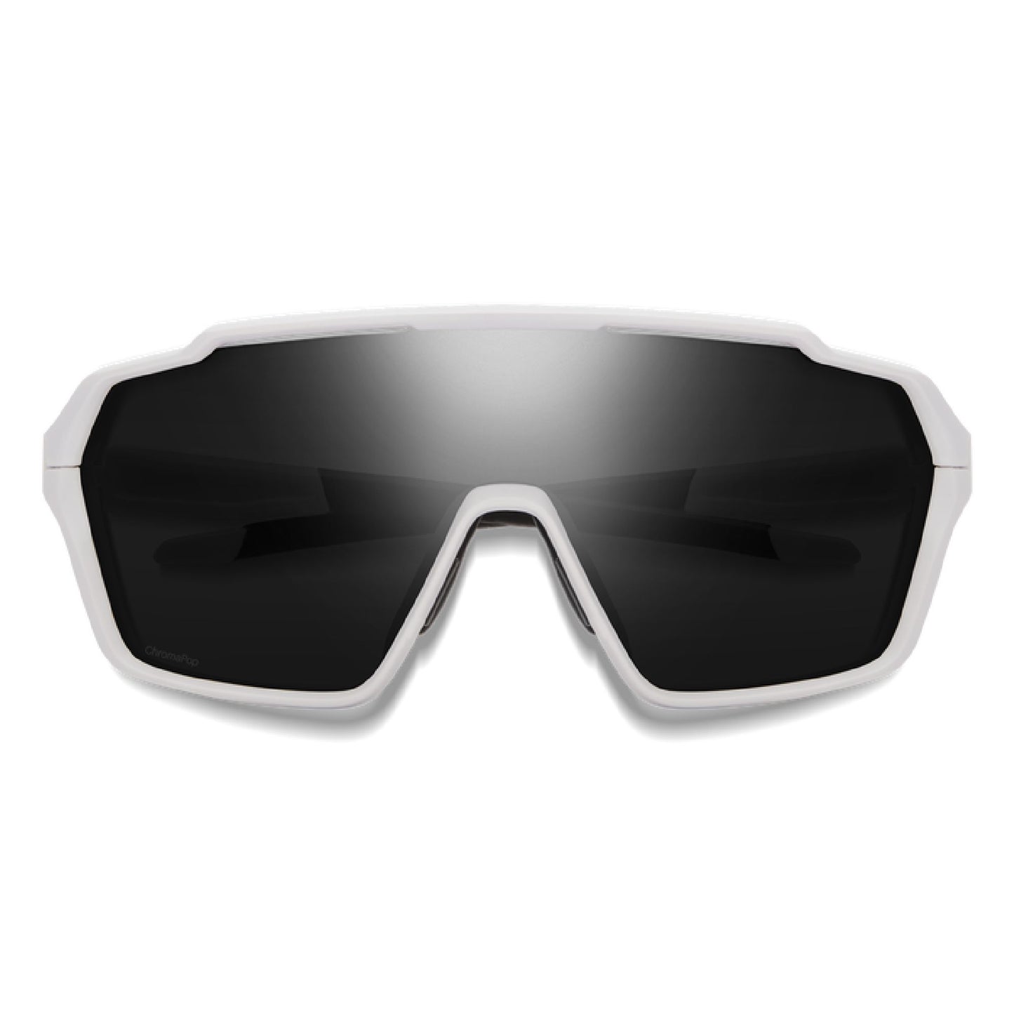 Smith Shift MAG Sunglasses Matte White ChromaPop Black Lens Sunglasses