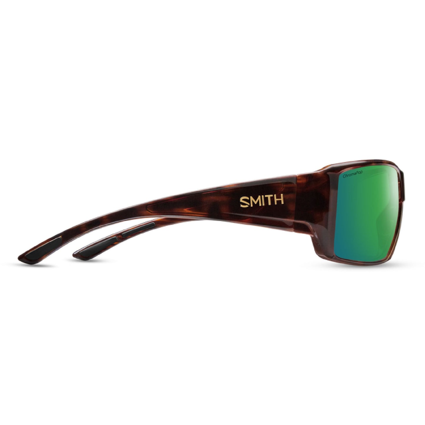 Smith Guides Choice XL Sunglasses Tortoise ChromaPop Glass Polarized Green Mirror Lens Sunglasses