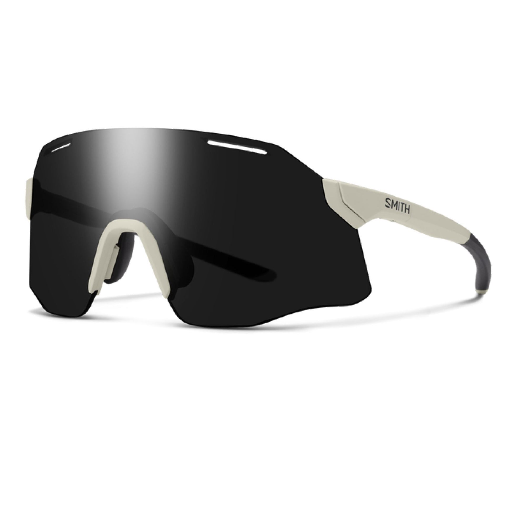 Smith Vert PivLock Sunglasses Matte Bone / ChromaPop Black Sunglasses