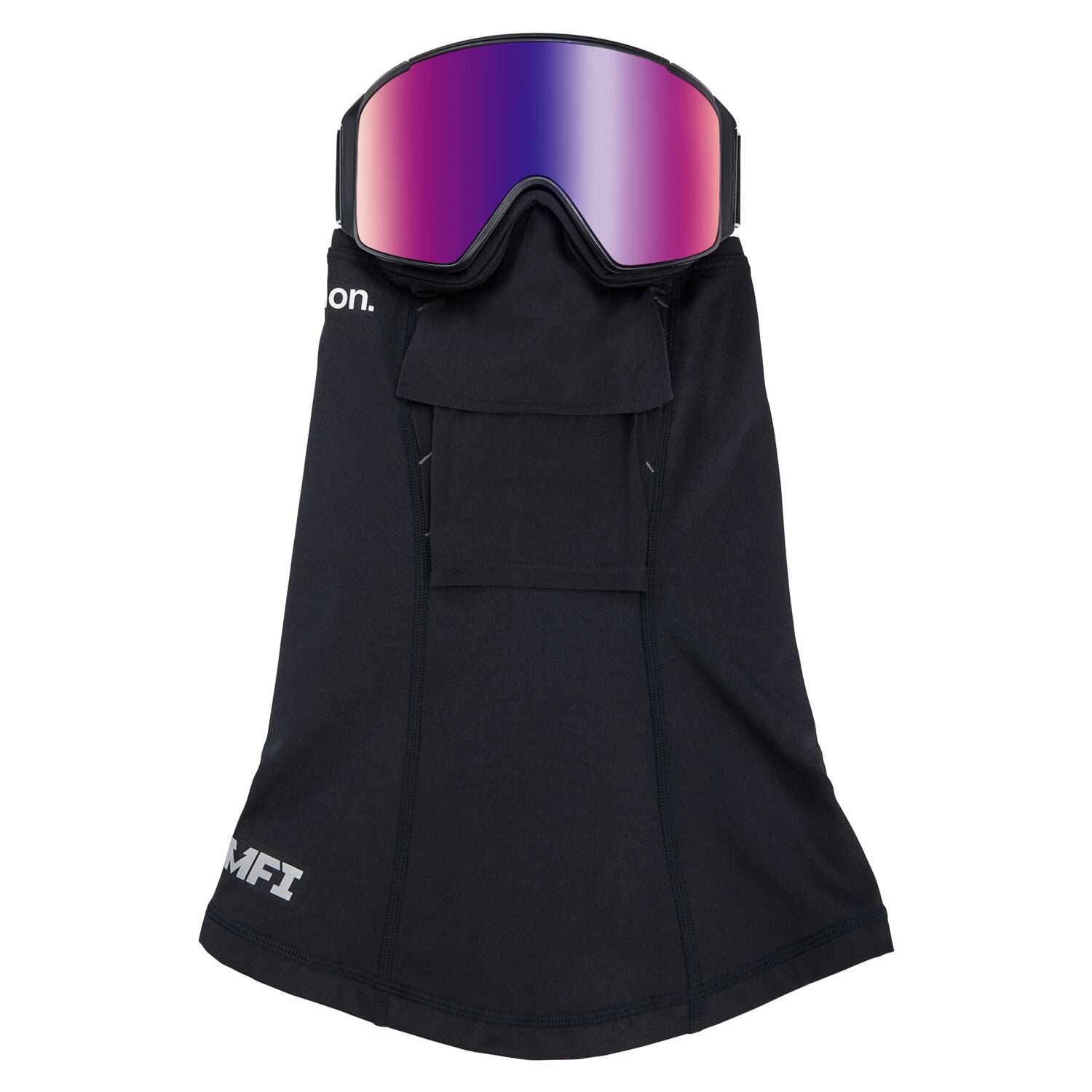 Anon M4S Cylindrical Goggles + Bonus Lens + MFI Face Mask Black Perceive Sunny Red Snow Goggles