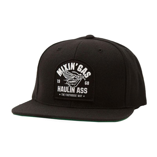 Fasthouse Mixin Gas Hat Black OS Hats