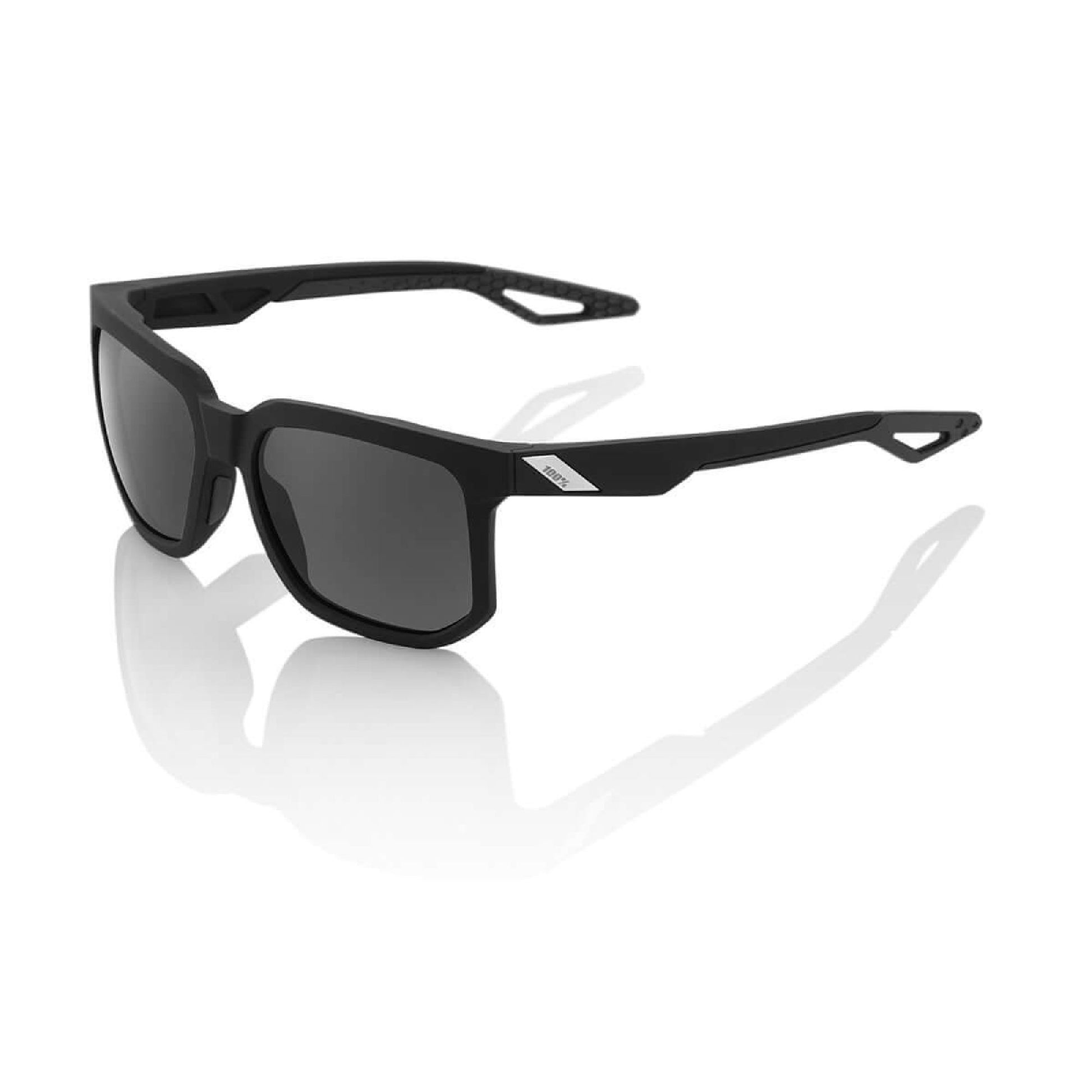 100% Centric Sunglasses Soft Tact Black Grey Peakpolar Sunglasses