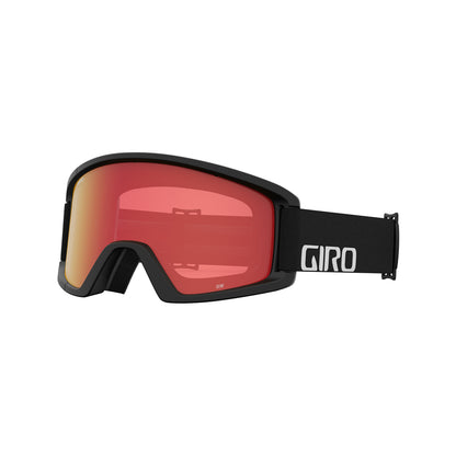 Giro Semi Snow Goggle Black Wordmark Amber Scarlet Snow Goggles