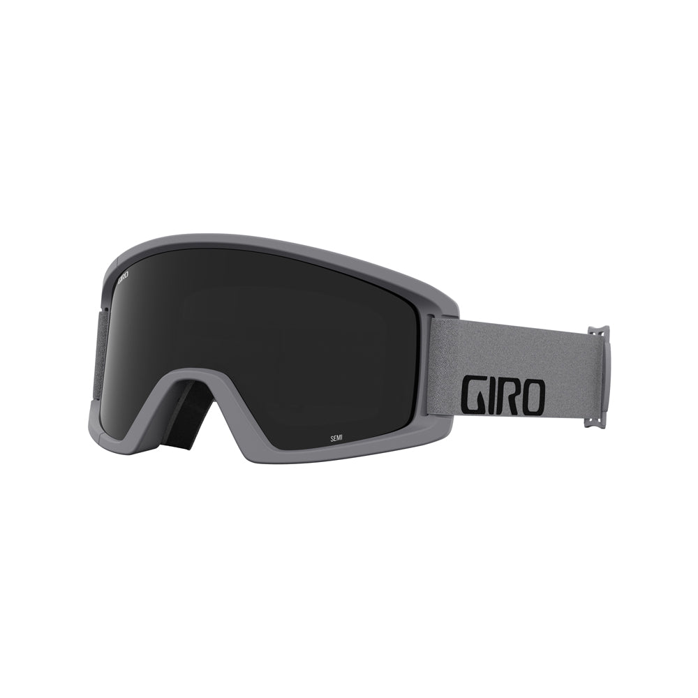 Giro Semi Snow Goggle Grey Wordmark Ultra Black Snow Goggles