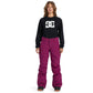 DC Women's Nonchalant Snow Pants Magenta Purple Snow Pants