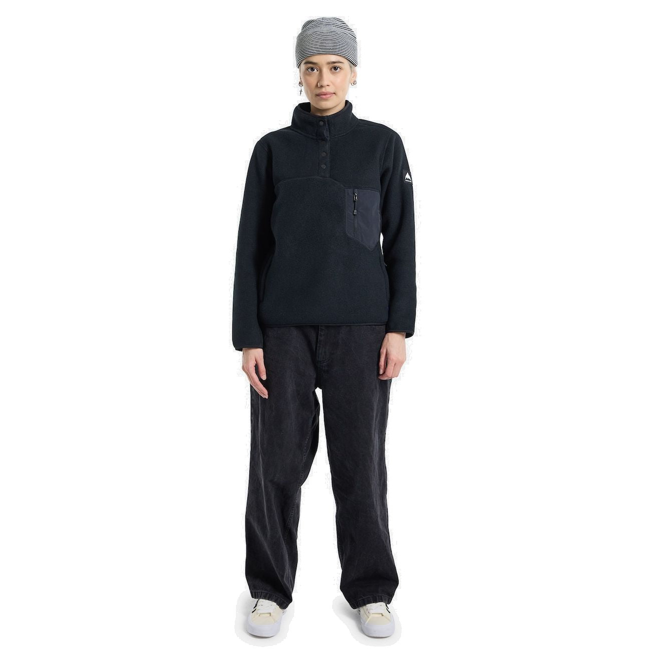 Women's Burton Cinder Fleece Pullover True Black Insulators & Fleece