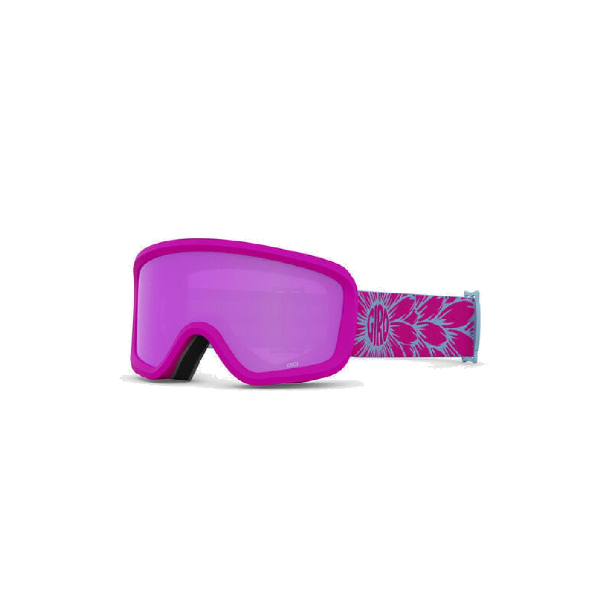 Giro Youth Chico 2.0 Snow Goggles Pink Bloom Amber Pink Snow Goggles