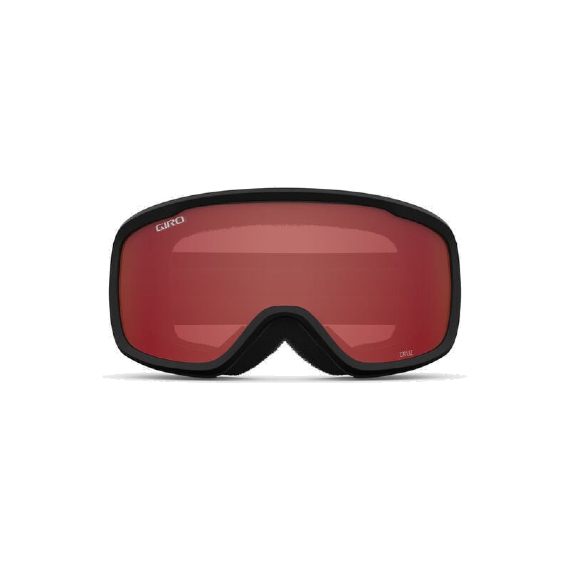 Giro Cruz AF Snow Goggles Black Wordmark Amber Scarlet Snow Goggles