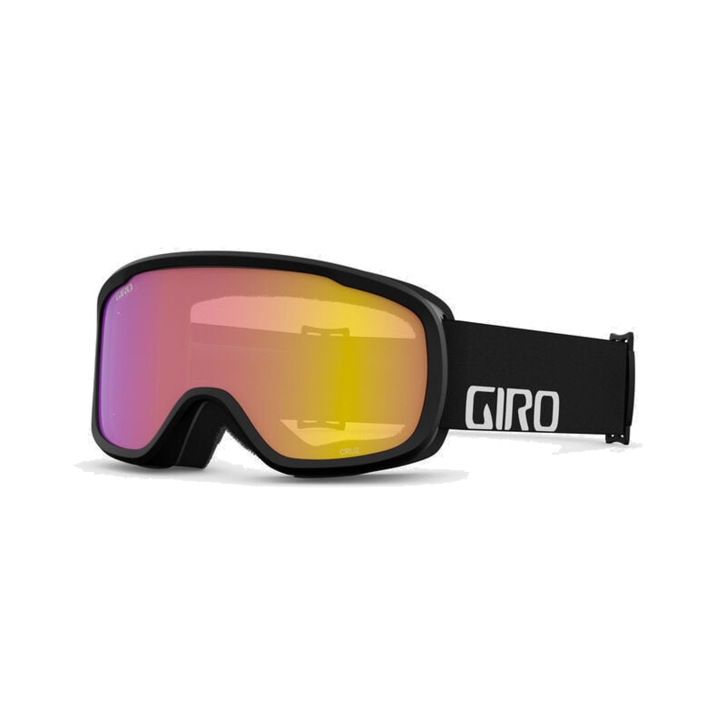 Giro Cruz AF Snow Goggles Black Wordmark Yellow Boost Snow Goggles