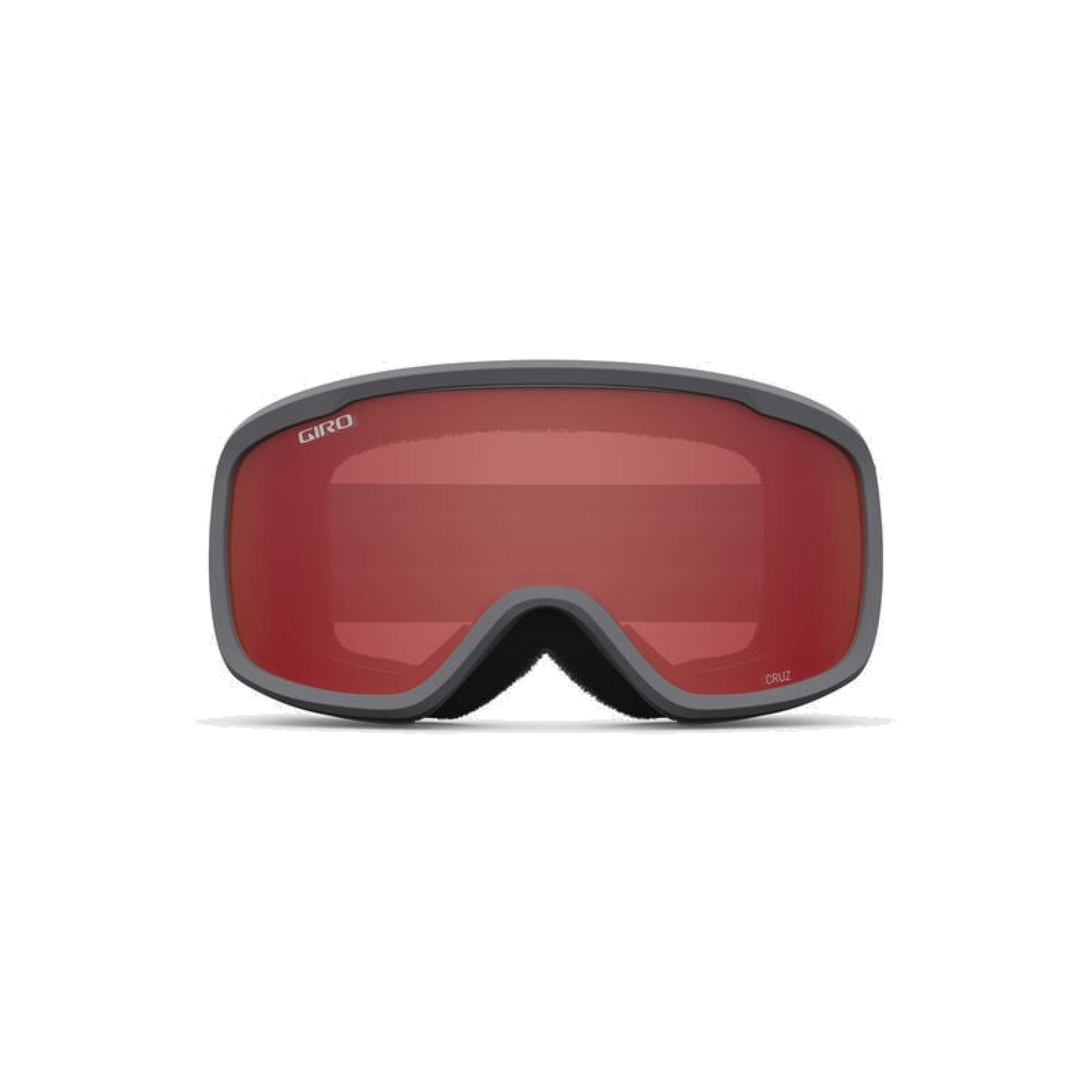 Giro Cruz AF Snow Goggles Grey Wordmark Amber Scarlet Snow Goggles