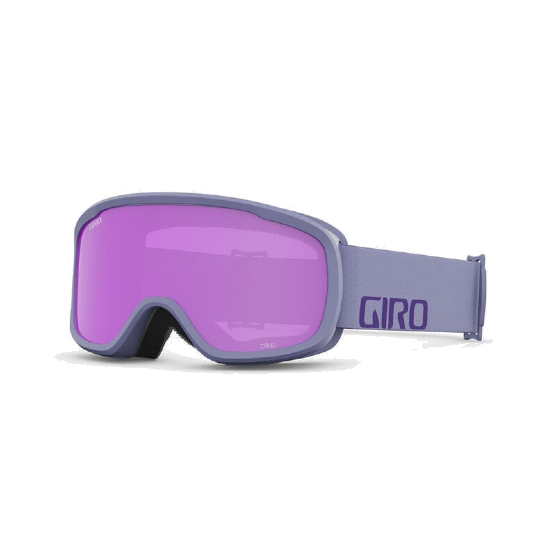 Giro Cruz Snow Goggles Lilac Wordmark Amber Pink Snow Goggles