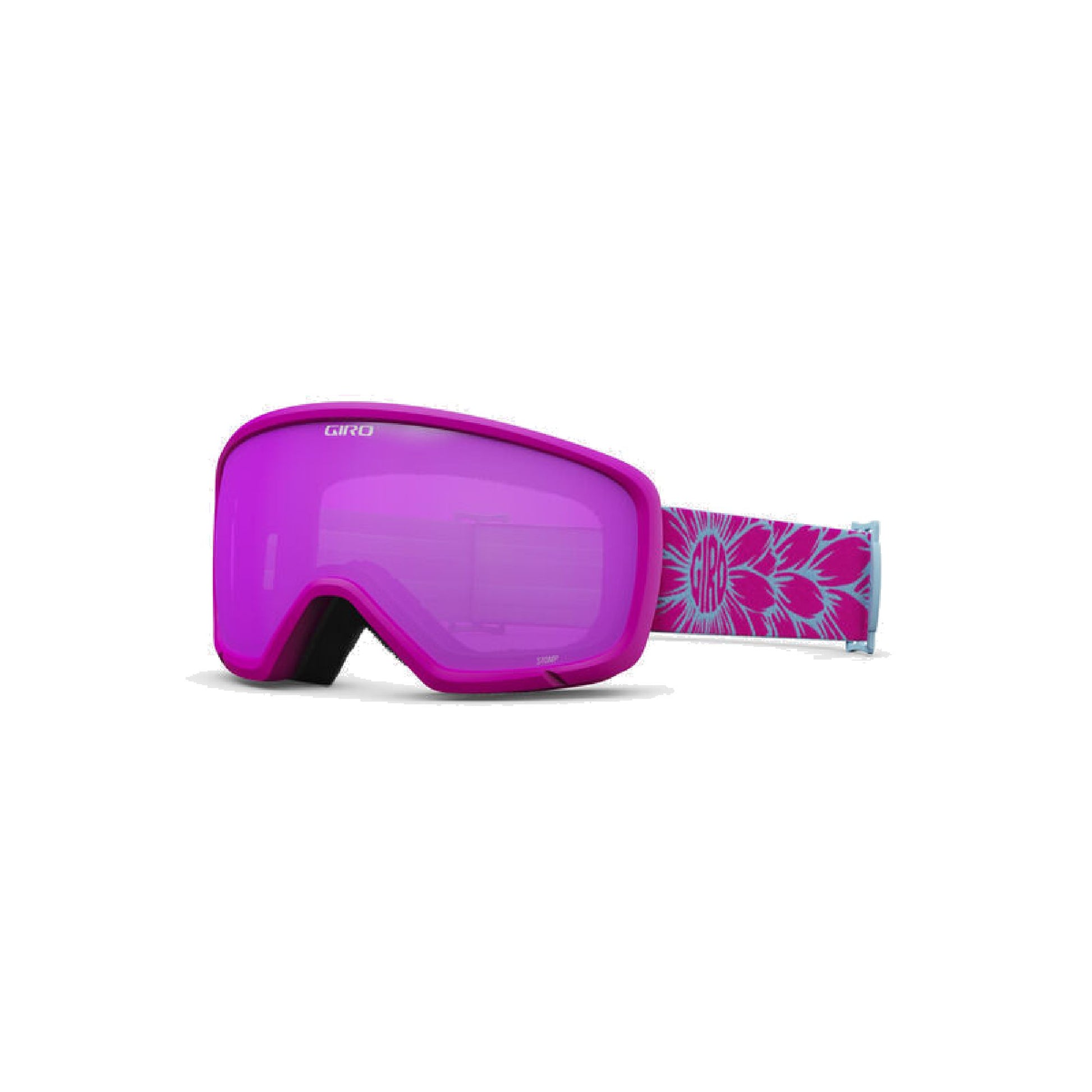 Giro Youth Stomp Snow Goggles Pink Bloom Amber Pink Snow Goggles