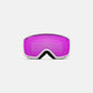 Giro Youth Stomp Snow Goggles White Wordmark Amber Pink Snow Goggles