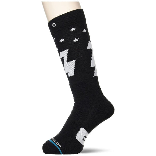 Stance Youth Fully Charged Snow Socks Black L Snow Socks