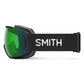 Smith Moment Snow Goggle Black ChromaPop Everyday Green Mirror Snow Goggles