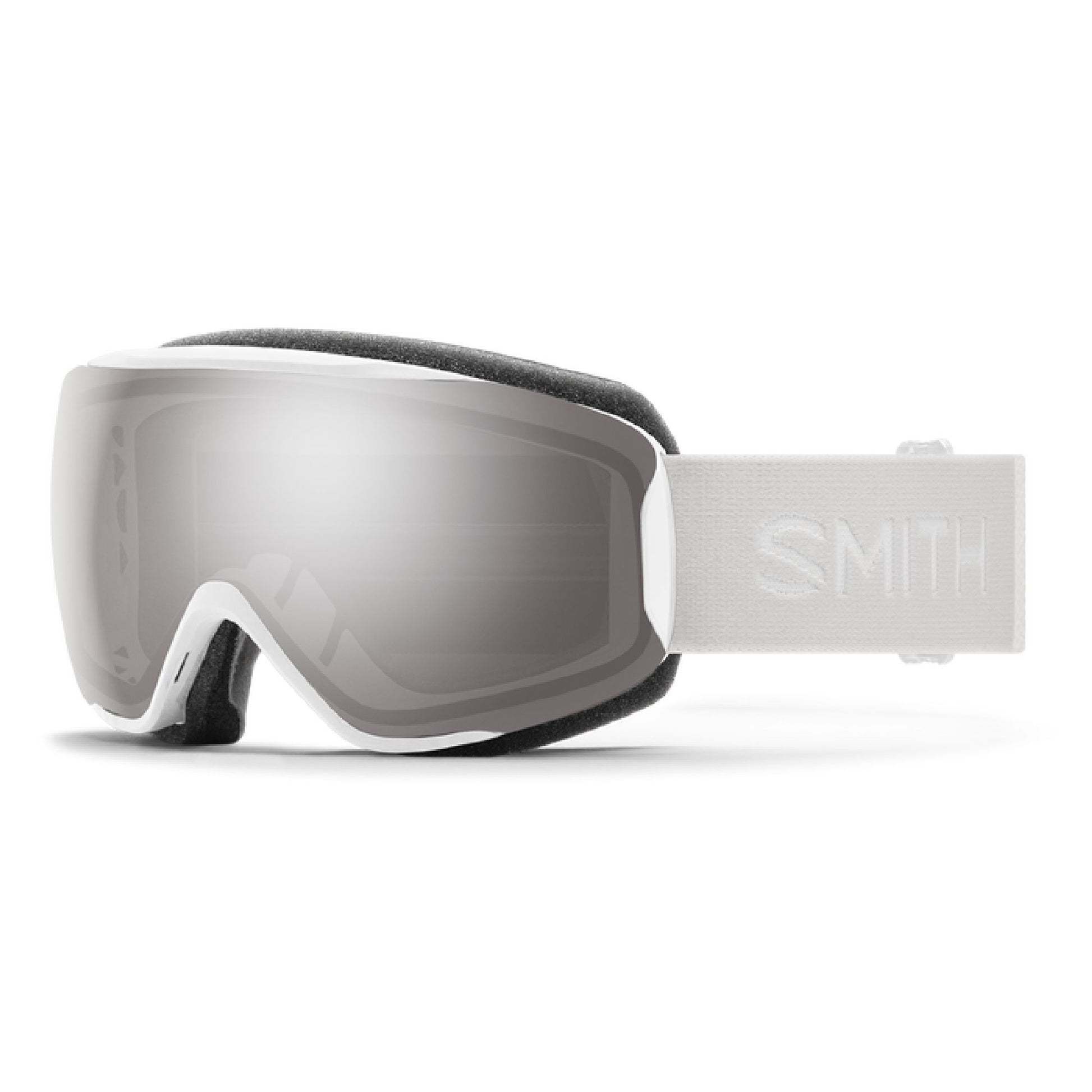 Smith Moment Snow Goggle White Vapor ChromaPop Sun Platinum Mirror Snow Goggles