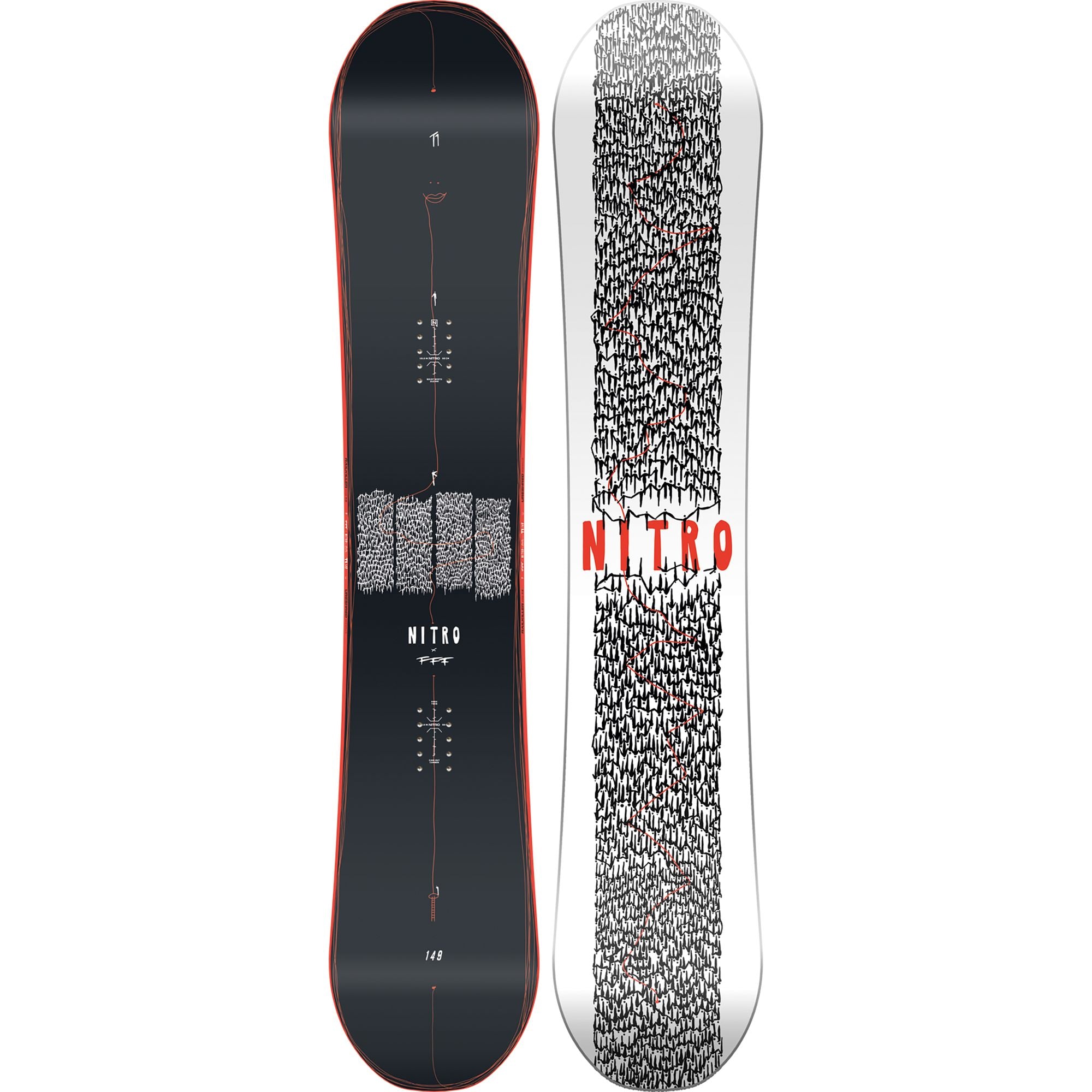 Nitro T1 x FFF Snowboard 2024