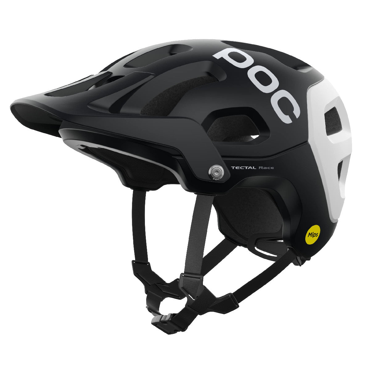 POC Tectal Race MIPS Helmet Uranium Black Hyrdogen White Matte Bike Helmets