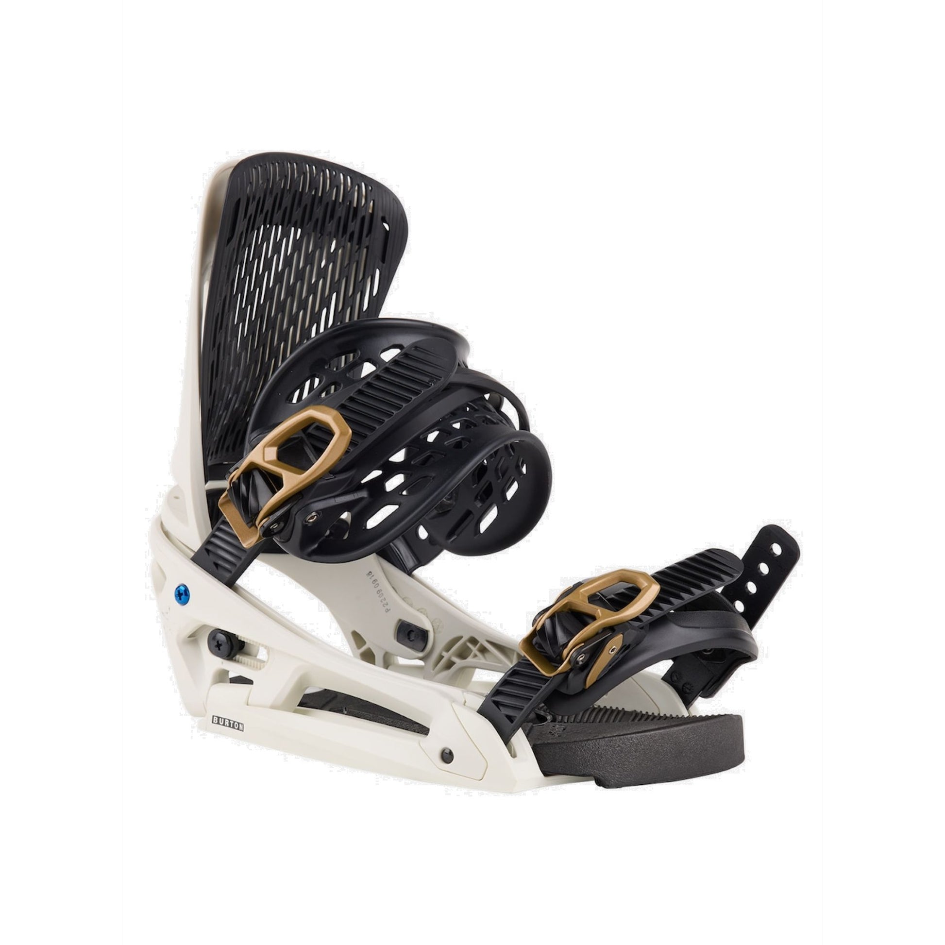 Men's Burton Genesis EST Snowboard Bindings White Gold L Snowboard Bindings