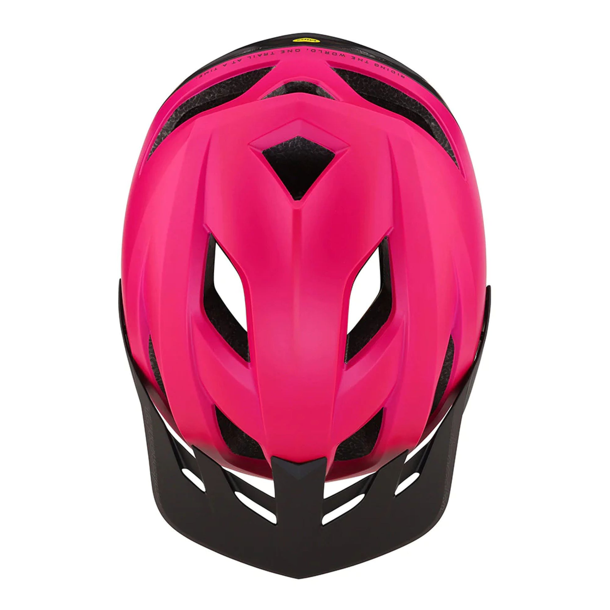 Troy Lee Designs Flowline MIPS Helmet Orbit Magenta Black Bike Helmets