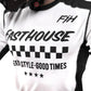 Fasthouse Youth USA Originals Air Cooled Jersey White Black Bike Jerseys