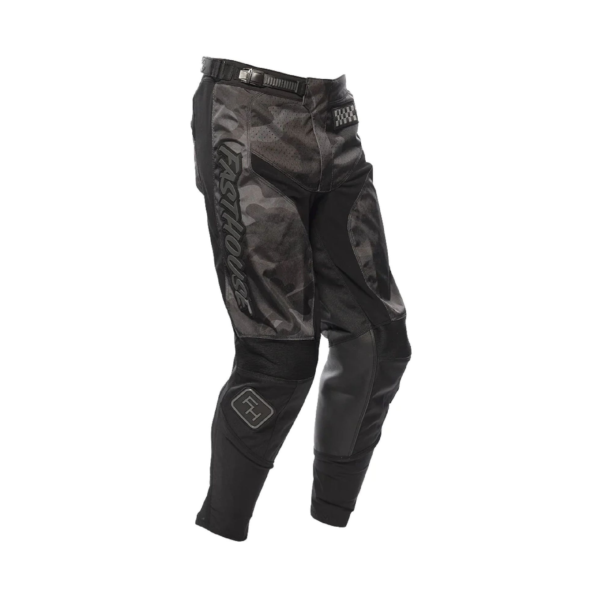 Fasthouse Youth Grindhouse Pants Camo Black Bike Pants