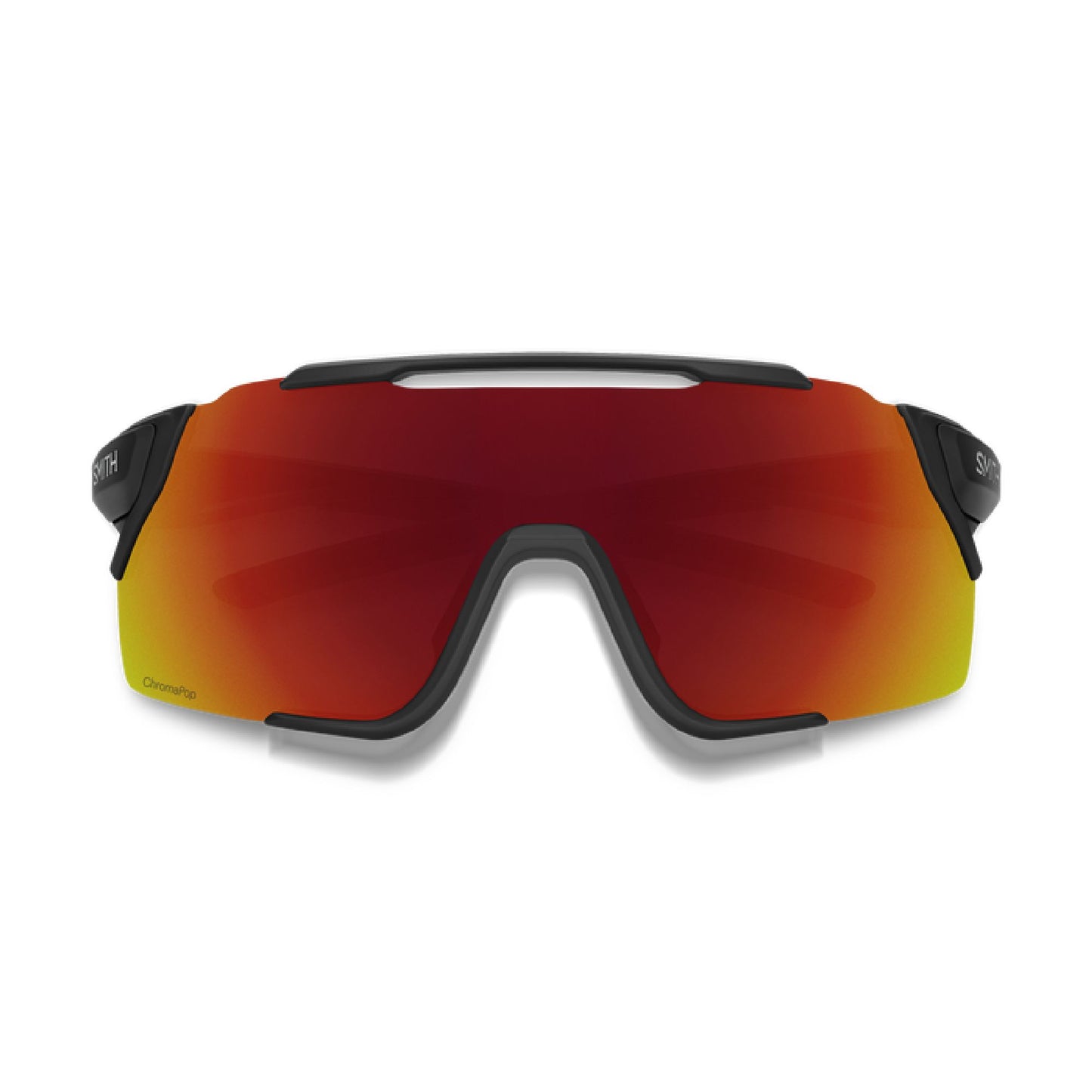 Smith Attack MAG MTB Sunglasses Matte Black ChromaPop Red Mirror Sunglasses