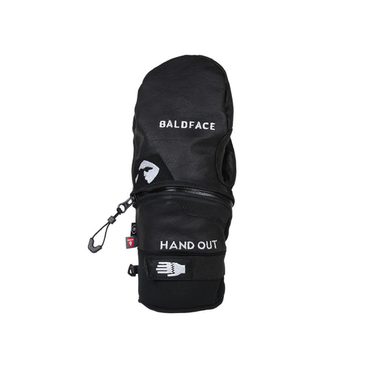 Hand Out Baldface Low Guide Mittens Black Snow Gloves