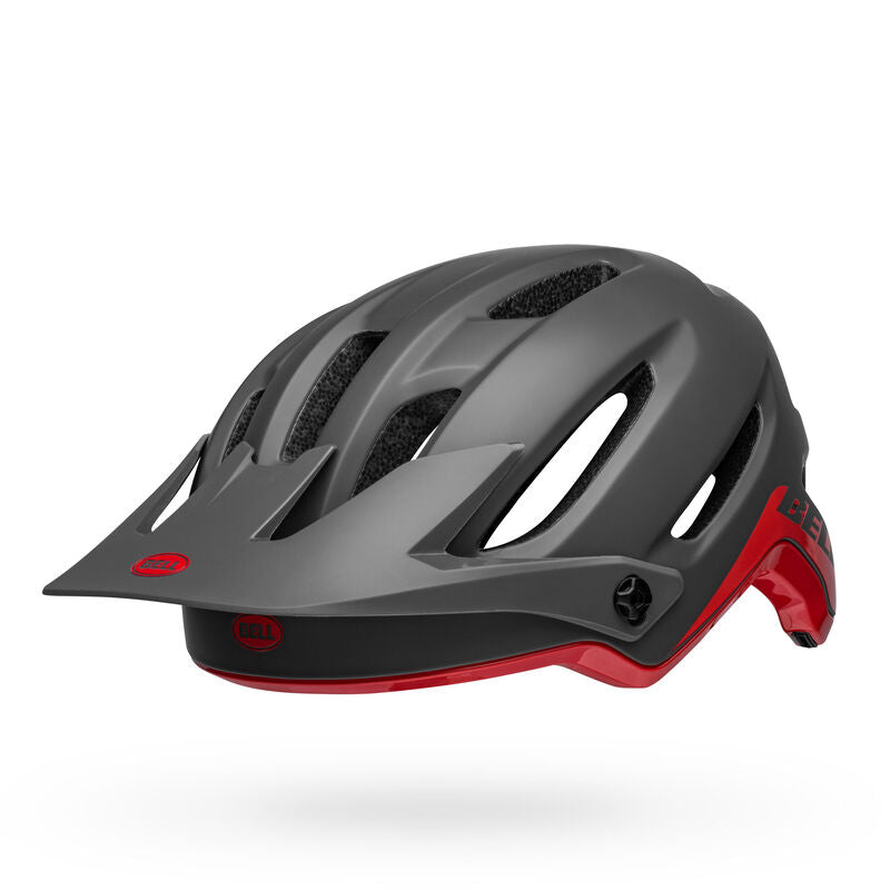 Bell 4Forty MIPS Helmet Matte Gloss Gray Red Bike Helmets