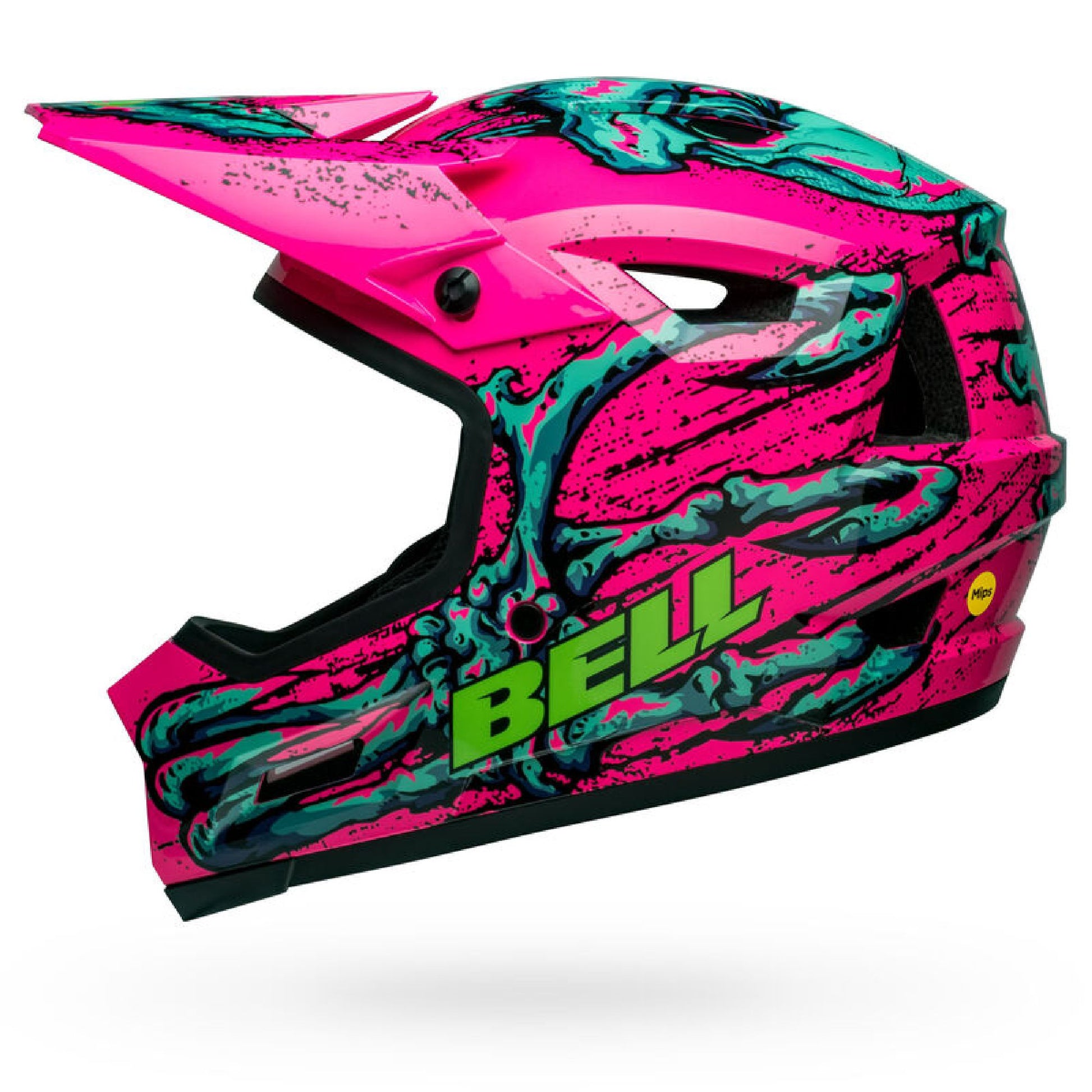 Bell Sanction 2 DLX MIPS Helmet Bonehead Gloss Pink Bike Helmets