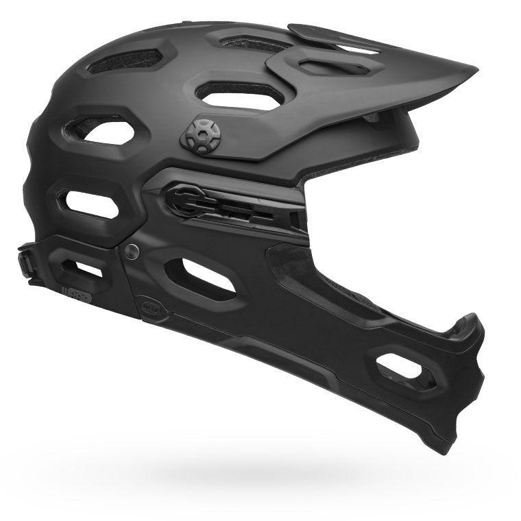 Bell Super 3R MIPS Helmet Matte Black Gray Bike Helmets