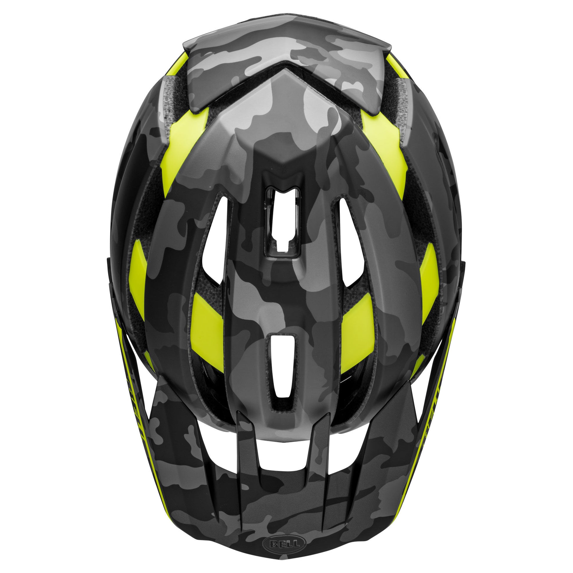 Bell Super Air Spherical Helmet Matte Camo Hi-Viz Bike Helmets