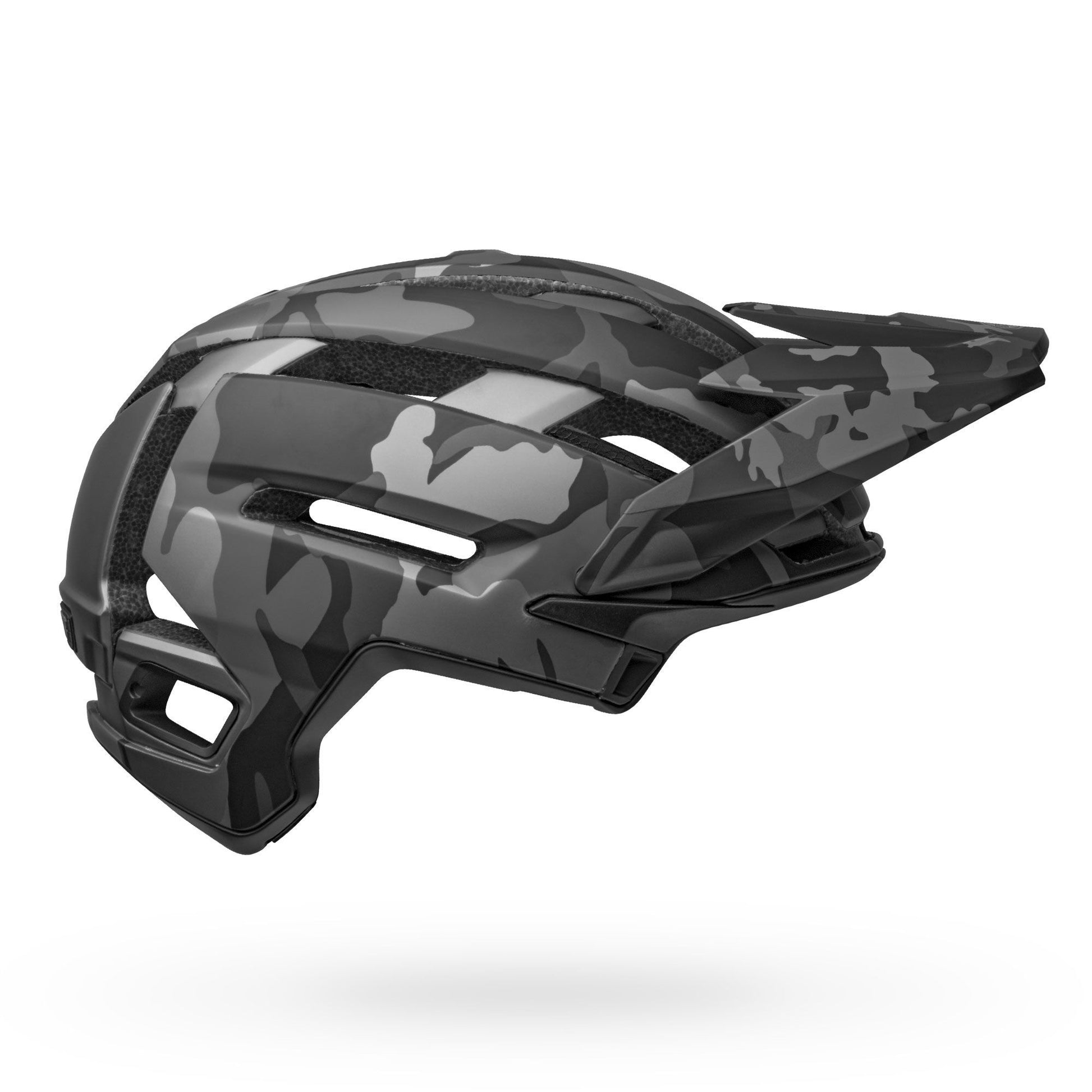 Bell Super Air Spherical Helmet Matte Gloss Black Camo Bike Helmets