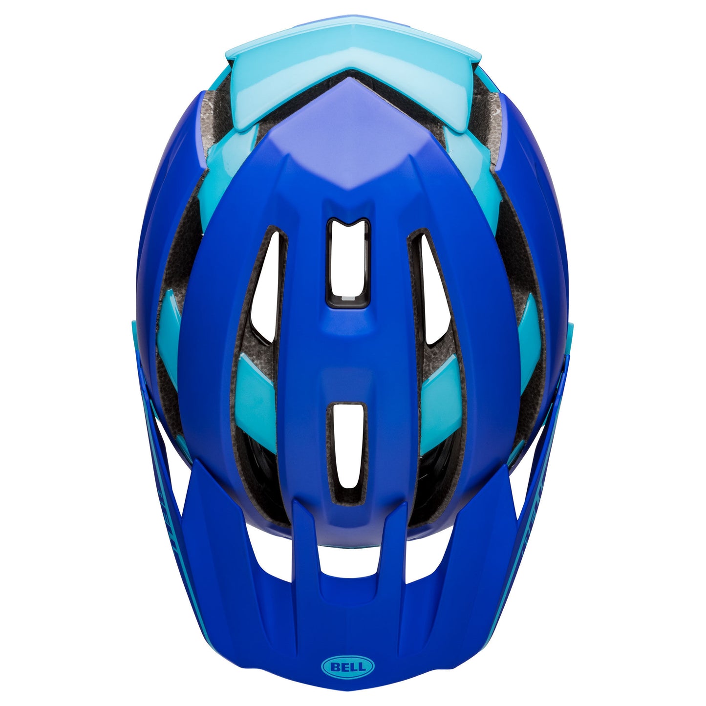 Bell Super Air Spherical Helmet Matte Gloss Blues Bike Helmets