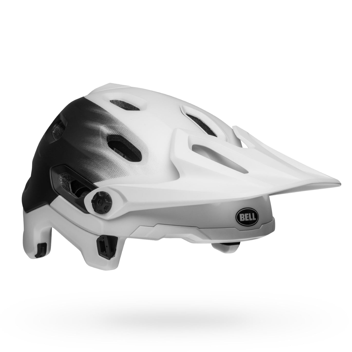Bell Super DH Spherical Helmet Matte Black White Bike Helmets