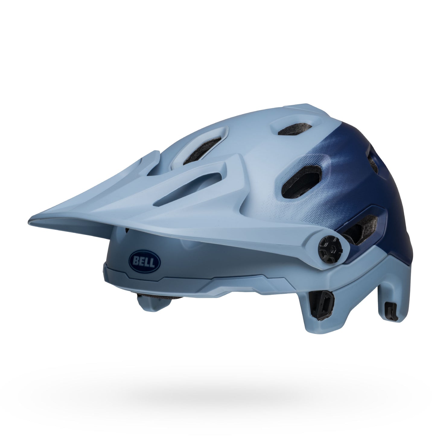 Bell Super DH Spherical Helmet Matte Light Blue Navy Bike Helmets