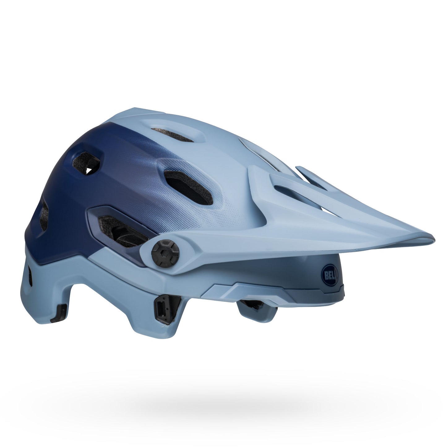 Bell Super DH Spherical Helmet Matte Light Blue Navy Bike Helmets