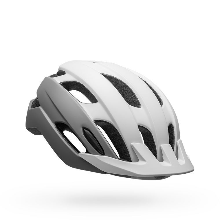 Bell Trace Helmet Matte White Silver Bike Helmets