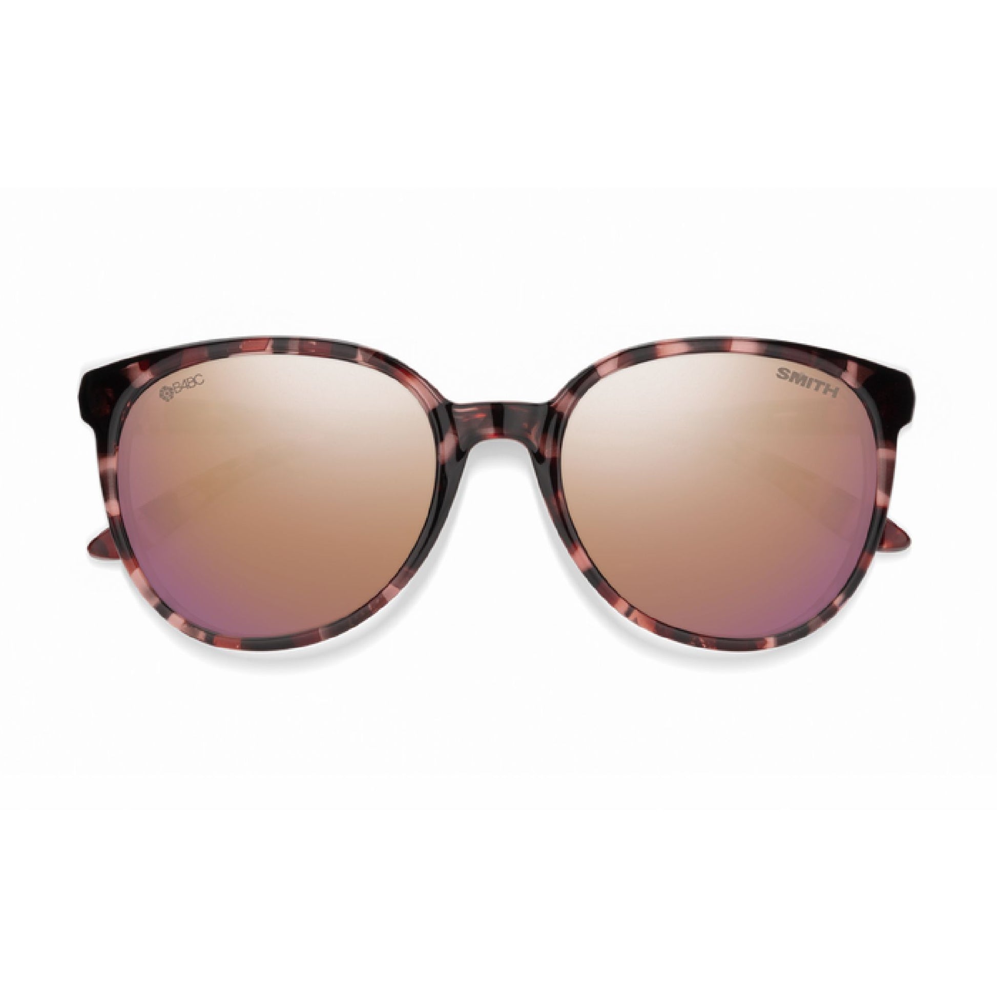 Smith Cheetah Sunglasses B4BC Rose Tortoise ChromaPop Polarized Rose Gold Lens Sunglasses