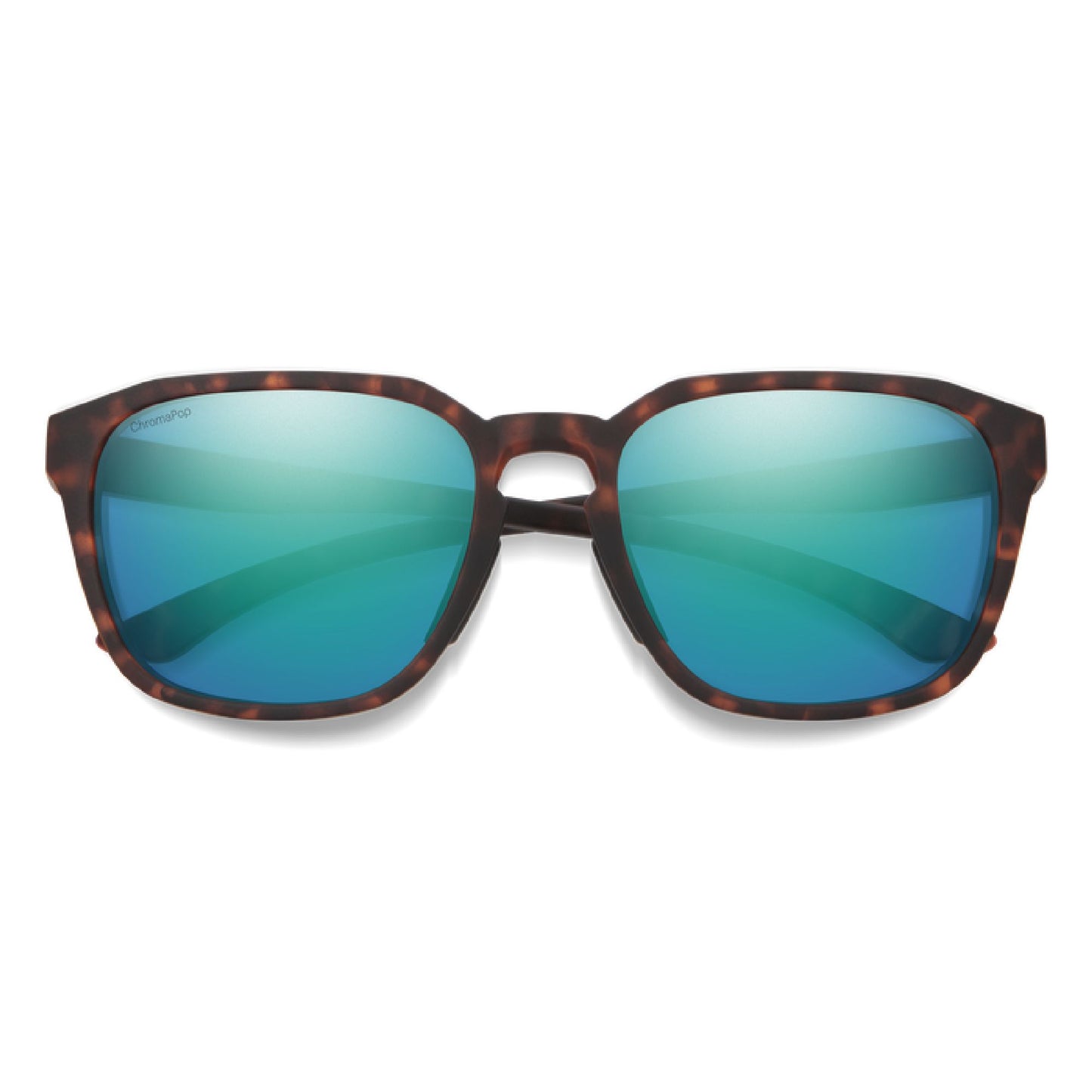 Smith Contour Sunglasses Matte Tortoise ChromaPop Polarized Opal Mirror Sunglasses