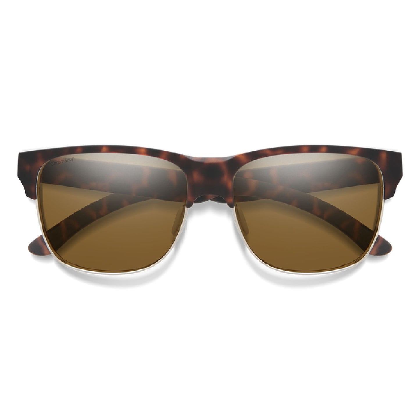 Smith Lowdown Split Sunglasses Matte Tortoise ChromaPop Polarized Brown Sunglasses