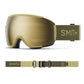 Smith Sequence OTG Snow Goggle Sandstorm Forest ChromaPop Sun Black Gold Mirror Snow Goggles